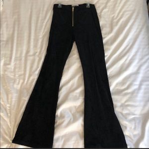 Black flare wild honey pants